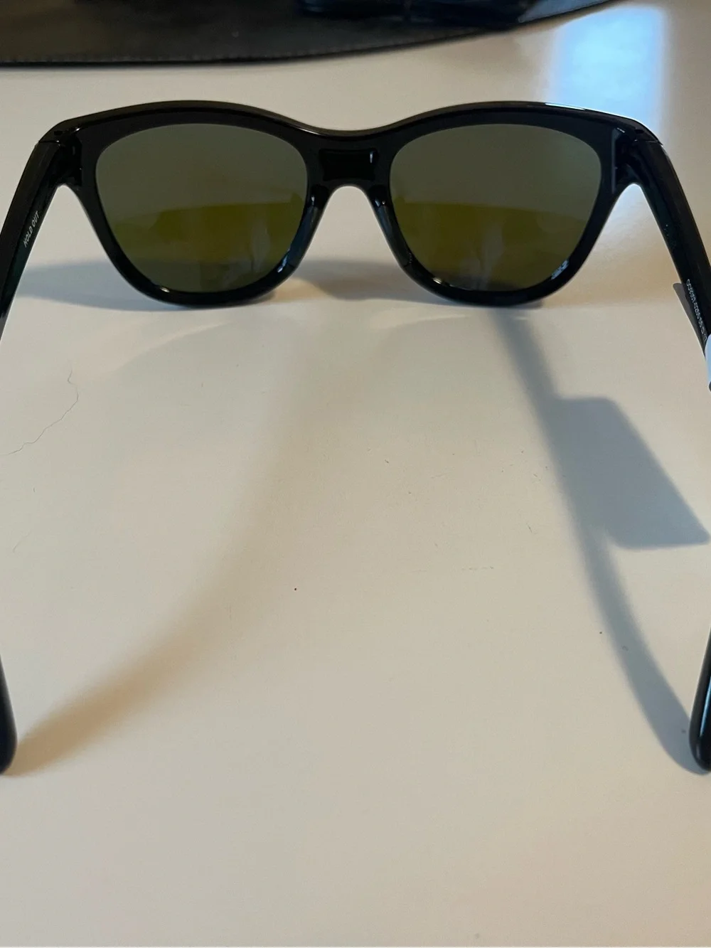 Oakley Hold Out Polished Black Violet Lens sunglasses $217 read sunglasses only